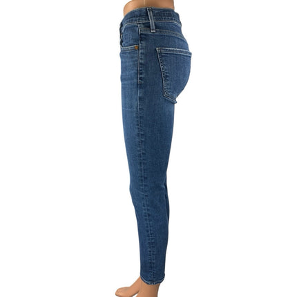 Citizens of Humanity Rocket Crop High Rise Skinny Women Blue Denim Jeans Size 28