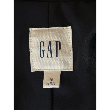 Gap Women's Navy Blue Long Sleeve One Button Blazer Coat Suit Jacket Size 10