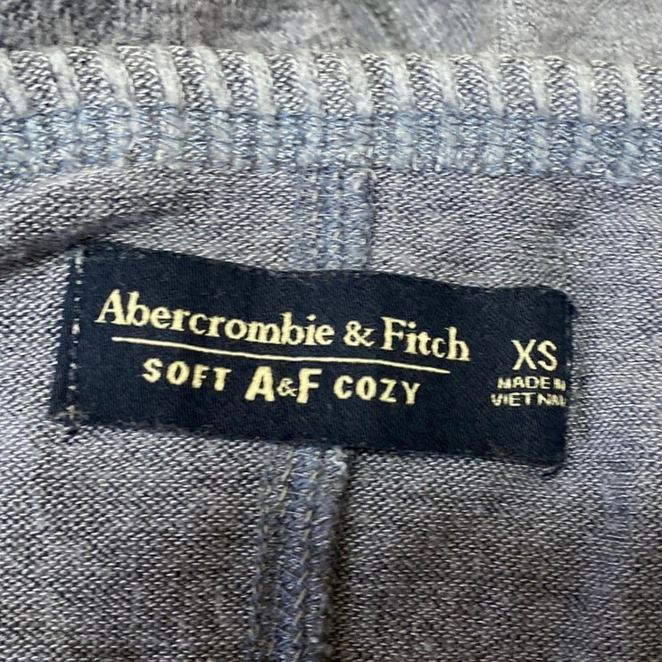 Abercrombie & Fitch Women's Blue Long Sleeve V Neck T Shirt Tee Top Size XS