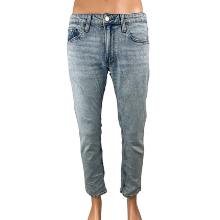 Bonobos Mens Blue Light Wash Mid Rise Tapered Skinny Denim Jeans Pants Size 31