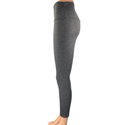 Quince Gray Skinny Leg High Waist Activewear Workout Yoga Leggings Pants Size M