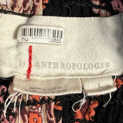 Anthropologie Myla Ruffled Boho High Waist Paisley Tiered A Line Mini Skirt Sz L