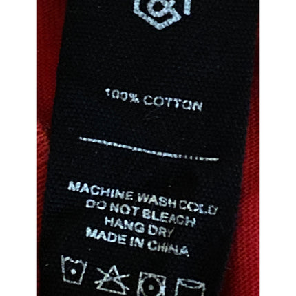 Agnes & Dora Women's Red Graphic Crew Neck Short Sleeve Basic Tee T-Shirt Top M