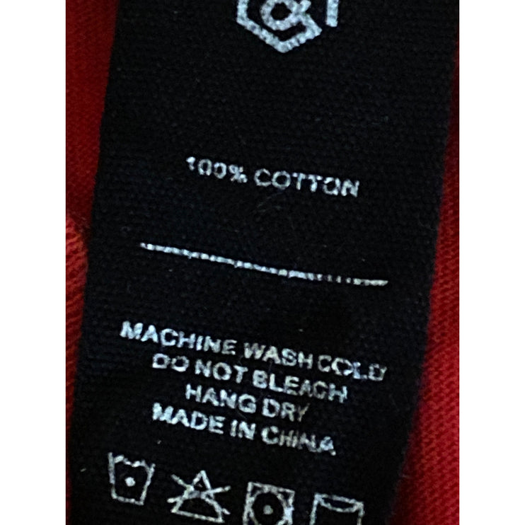 Agnes & Dora Women's Red Graphic Crew Neck Short Sleeve Basic Tee T-Shirt Top M