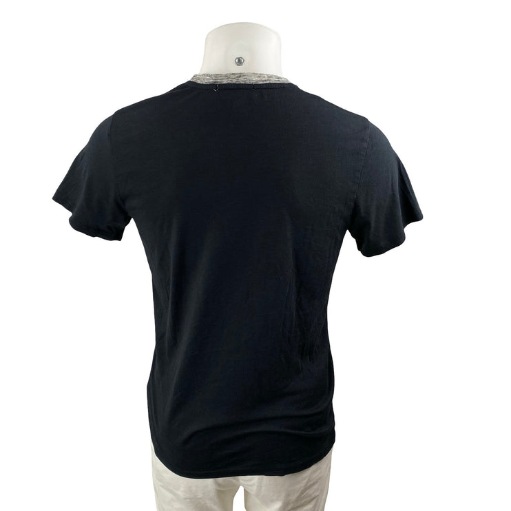 Alternative Men's Black Short Sleeve Crew Neck Basic T Shirt Tee Top Size M