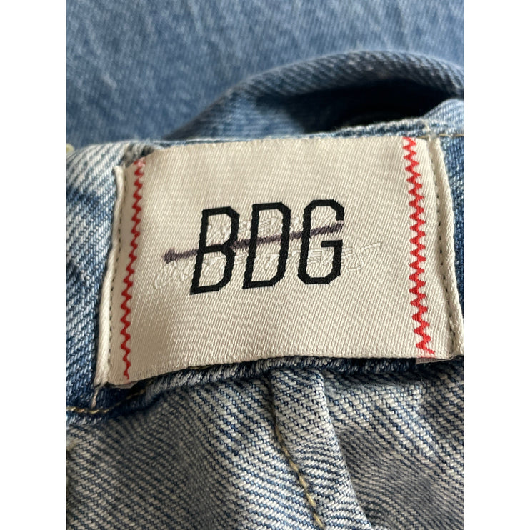 Urban Outfitters BDG Women's Blue High Rise Lace Up Flared Denim Jeans Size 26