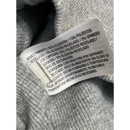 JoyLab Women's Gray Long Sleeve Full Zip Crop Sweater Hoodie Sweatshirt Top Sz M