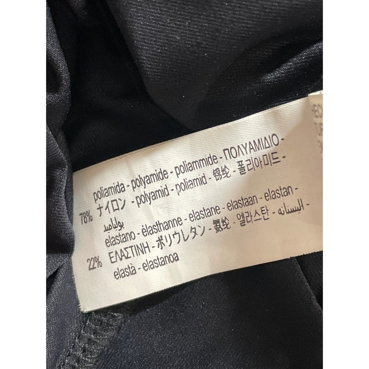 Zara Women's Black Off The Shoulder Ruched Long Sleeve Crop Blouse Top Size L