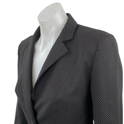 Halogen Women's Notched Collar Long Sleeve Single Breasted Blazer Coat Jacket 0P