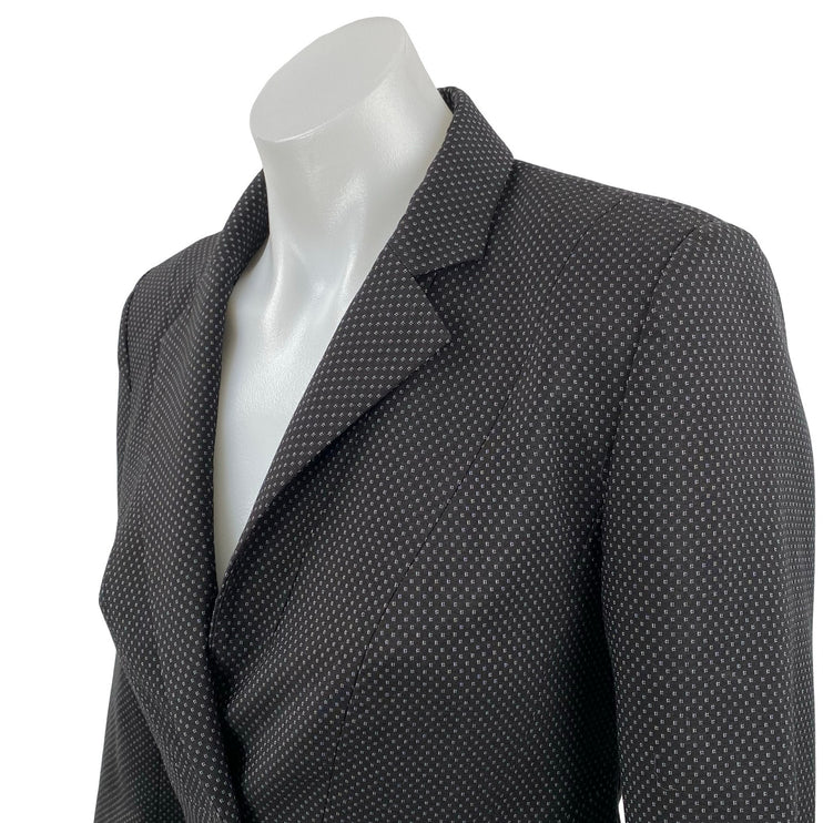 Halogen Women's Notched Collar Long Sleeve Single Breasted Blazer Coat Jacket 0P