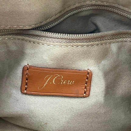J.Crew Harper Women's Brown Leather Crossbody Purse Mini Stachel Handbag OS
