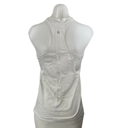 Lululemon Swiftly Tech Women's White Sleeveless Racerback Activewear Tank Top M