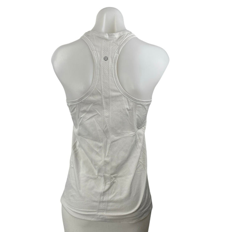 Lululemon Swiftly Tech Women's White Sleeveless Racerback Activewear Tank Top M