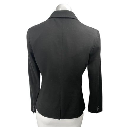 APT.9 Women's Black Long Sleeve One Button Notch Blazer Coat Suit Jacket Size 4