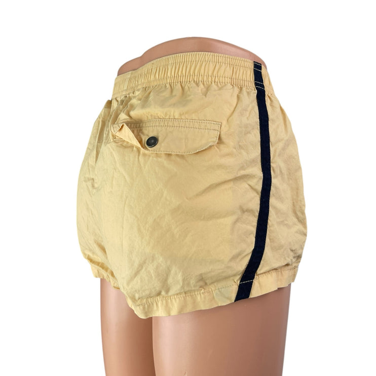 Urban Outfitters BDG Women's Yellow High Rise Elastic Waist Mini Shorts Size M
