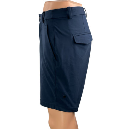 Lululemon Men's Navy Blue Mid Rise Straight Leg Bermuda Chino Shorts Size M