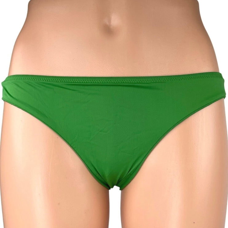 COS Women's Green Low Waist Bikini Bottoms Underwear Swim Swear Swimsuit Size 6