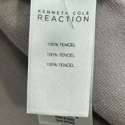 Kenneth Cole Reaction Gray Long Sleeve Full Zip Moto Bomber Coat Jacket Size S/P