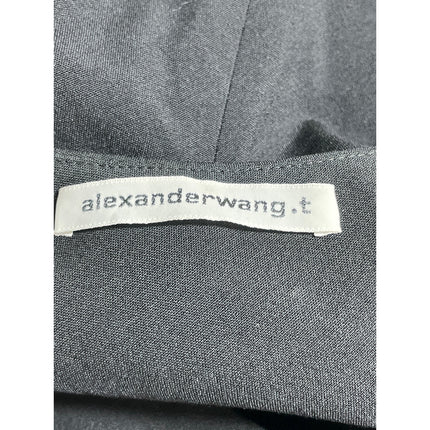 Alexander Wang Black Wool Sleeveless Scoop Neck Cami Camisole Mini Slip Dress 6