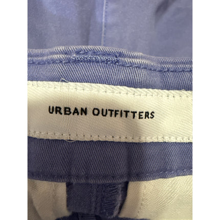 Urban Outfitters Men's Purple Blue Twill Straight Leg Slim Fit Chino Shorts 30