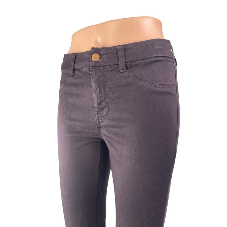 J Brand Women's Brown Mid Rise Slim Fit Skinny Leg Denim Jeans Pants Size 26