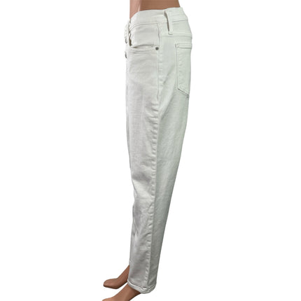 J.Crew Essentials Women's White High Rise Straight Leg Denim Jeans Pants Size 29