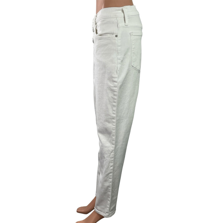 J.Crew Essentials Women's White High Rise Straight Leg Denim Jeans Pants Size 29