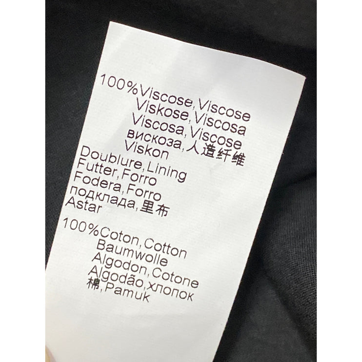 Catimini Girl's Black Hummingbird Pleated Mini Flare Skater A-Line Skirt Size 4