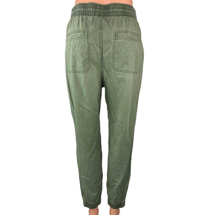 Hollister Sage Green Ultra High Rise Elastic Waist Pull On Jogger Pants Size S