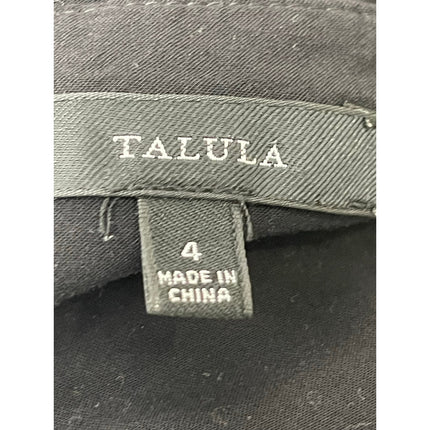 Talula Women's Black Sleeveless V Neck Cami Camisole Mini Flare A Line Dress 4