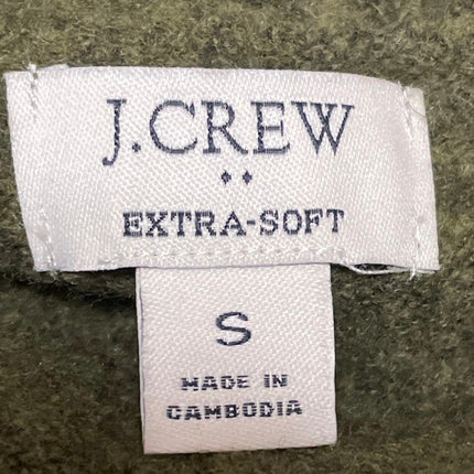 J.Crew Men's Green Wool Knitted Long Sleeve Crew Neck Sweatshirt Sweater Top S