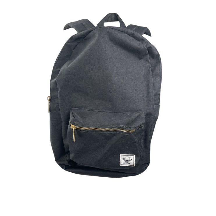 Herschel Settlement Unisex Black Travel School Zipper Pocket Adjustable Backpack