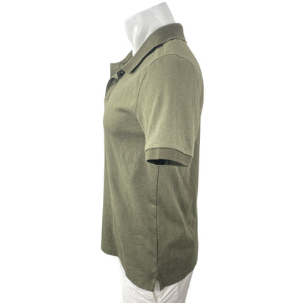 Banana Republic Luxury Touch Green Collared Short Sleeve Golf Polo Shirt Top M