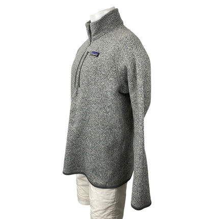 Patagonia Better Mens Gray Fleece Long Sleeve High Neck Sweatshirt Sweater Top L