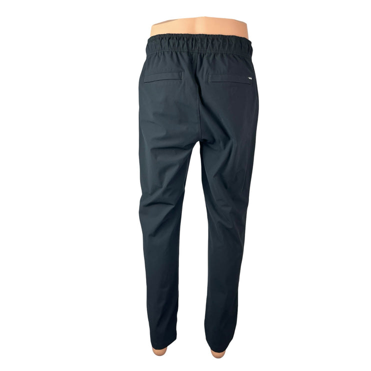 Vuori Men's Black Yoga Athletic Activewear Track Trousers Jogger Sweat Pants L