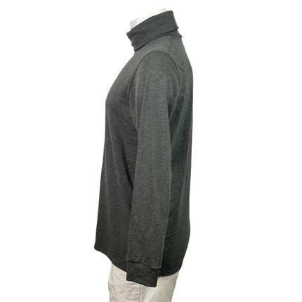 Uniqlo Heat Tech Ultra Warm Mens Gray Turtleneck Long Sleeve Leggings 2 Pc Set M
