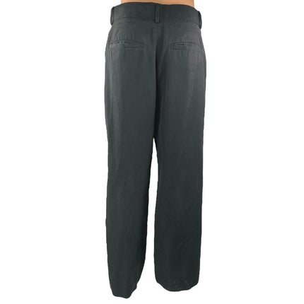Everlane Women's Black High Waisted Pleated Wide Leg Trousers Pants Size 6S
