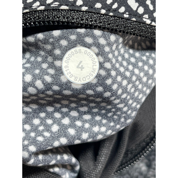 Lululemon Speed Wunder Black Mid Rise Skinny Athletic Yoga Leggings Pants Size 4