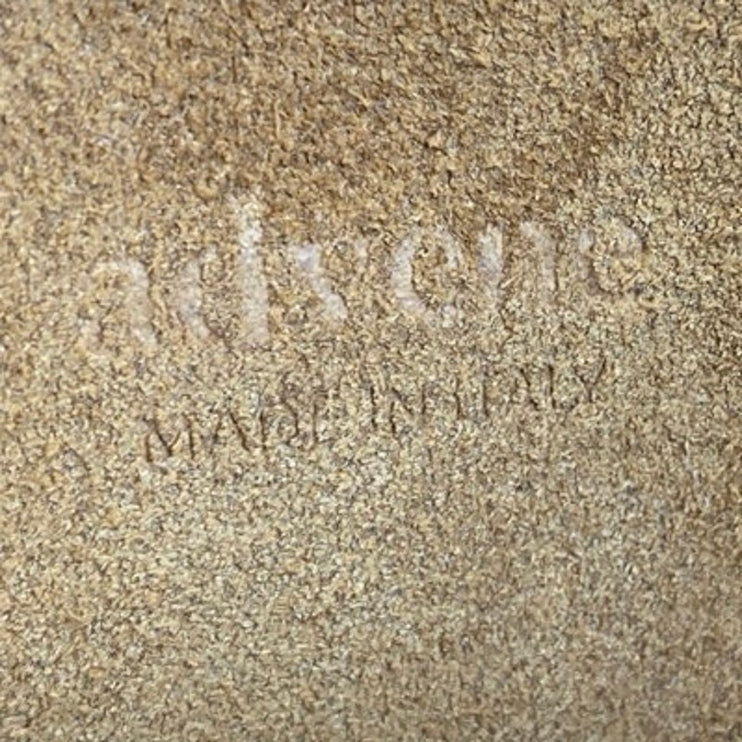 Advene Taffy Women's Brown Suede Leather Zipper Crossbody Pouch Shoulder Bag