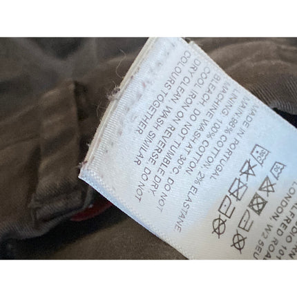 Orlebar Brown Men's Gray High Rise Straight Leg Utility Chino Trousers Pants 30