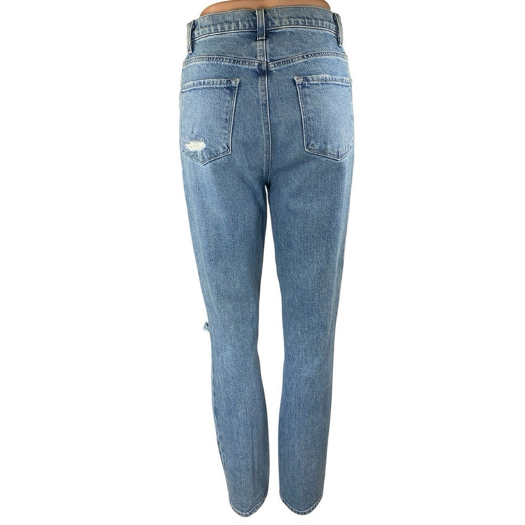 J Brand Women's Blue High Waisted Distressed Casual Skinny Denim Jeans Size 27