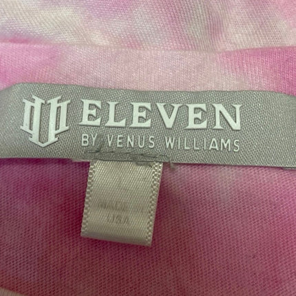 EleVen by Venus Williams Pink Tie Dye Sleeveless Racerback Activewear Tank Top L