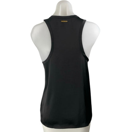 Michael Kors Women's Black Sleeveles Racerback Activewear Sposrts Tank Top Sz S