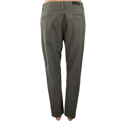 Adriano Goldschmied Caden Gray High Rise Slim Straight Tailored Trouser Pants 26