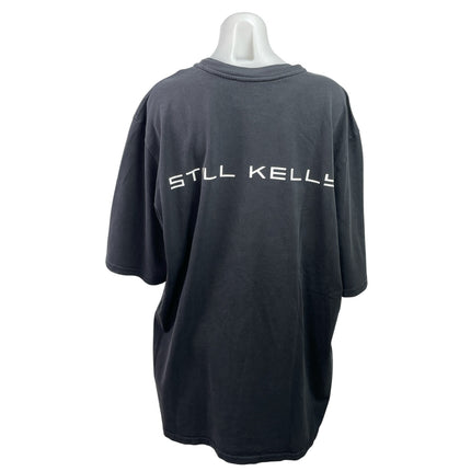 Still Kelly Unisex Black Short Sleeve Oversized Baby Face T Shirt Tee Top Sz XL