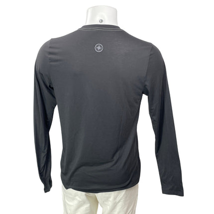 Vuori Men's Black Gray Basic Casual Long Sleeve Crew Neck T Shirt Tee Top Size M