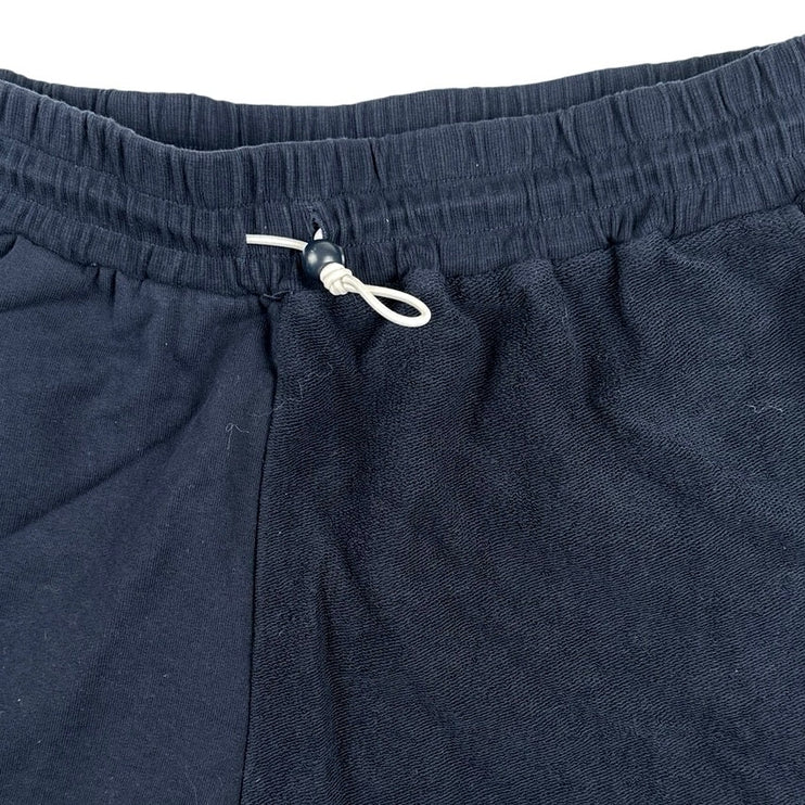 Staud Women’s Navy Blue Elastic Waist Drawcord Pull On Casual Sweat Shorts XL