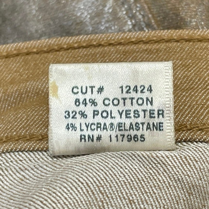 J Brand Tan Silver Metallic Coated Low Rise Slim Skinny Denim Jeans Size 25