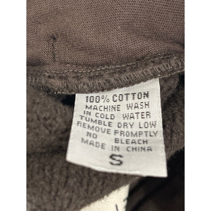 Set Active Women's Brown Drawstring High Rise Tapered Athletic Trousers Pants S