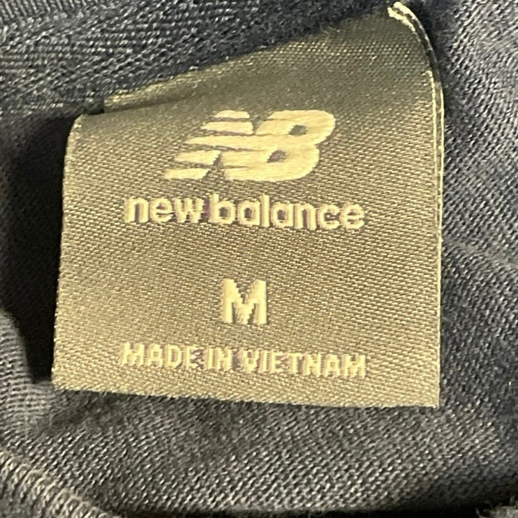 New Balance Mens Blue Short Sleeve Crew Neck Basic Casual T Shirt Tee Top Size M